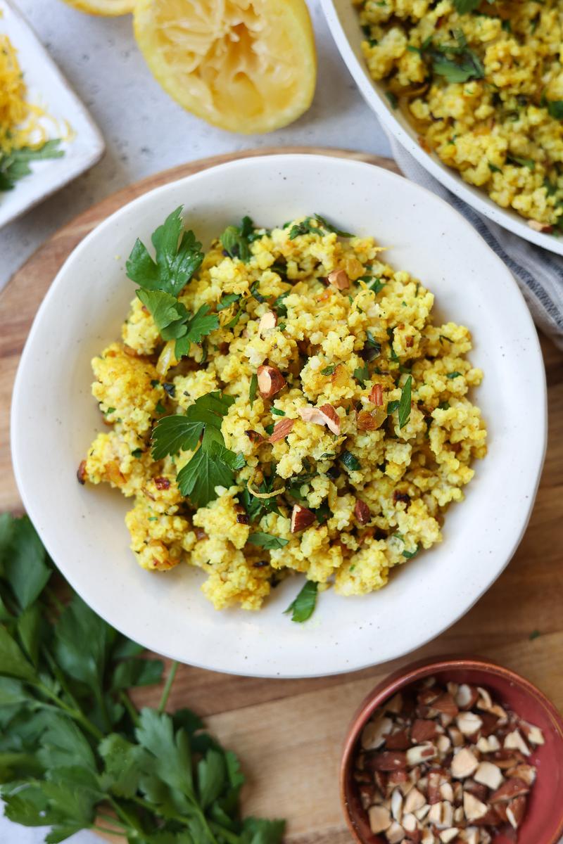 Image of Herby Lemon Millet Pilaf