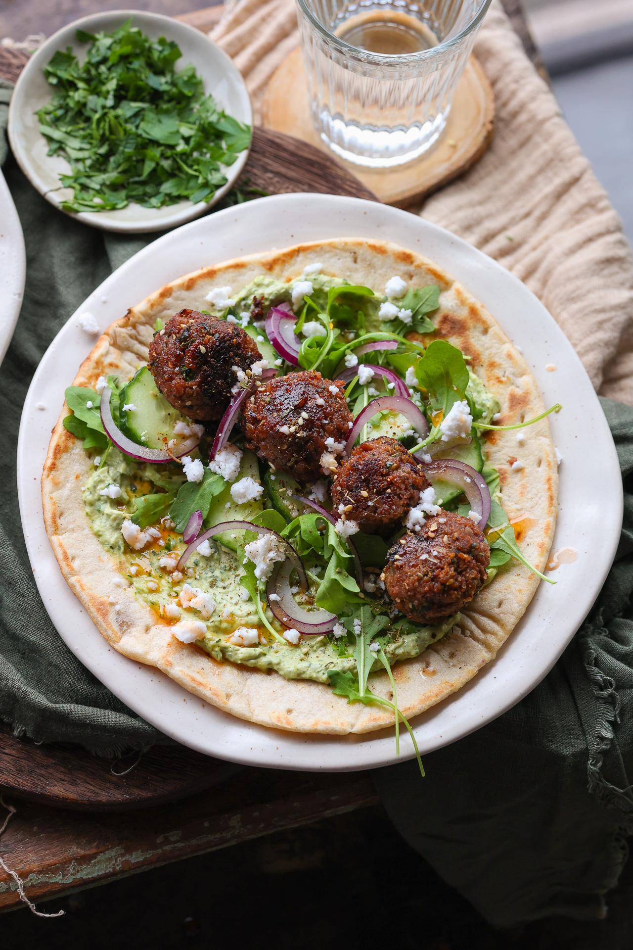 Main image of Za'atar Meatball Flatbreads