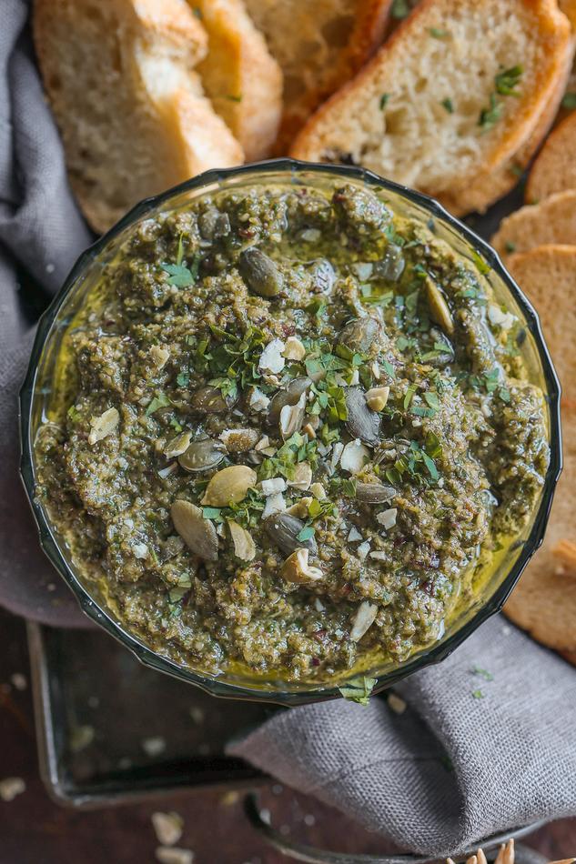 image of Pumpkin Seed Tapenade Pesto