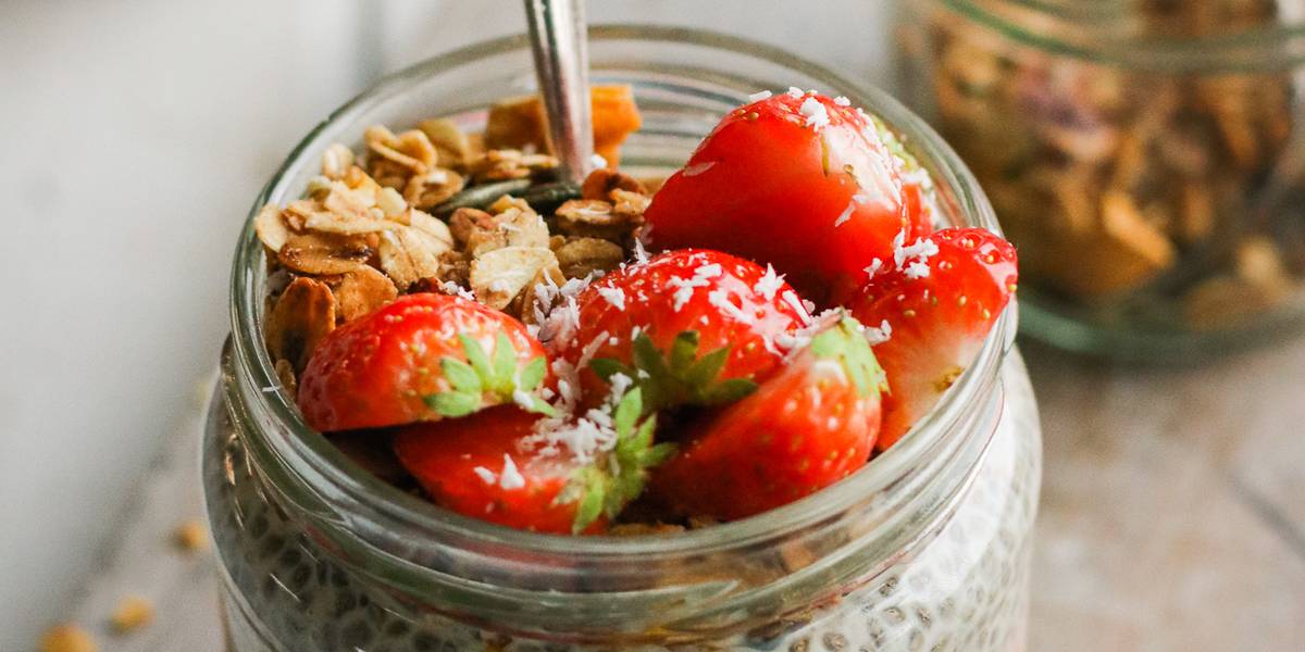 Vanilla Chia Pudding with Mixed Fruit Pick Up Limes