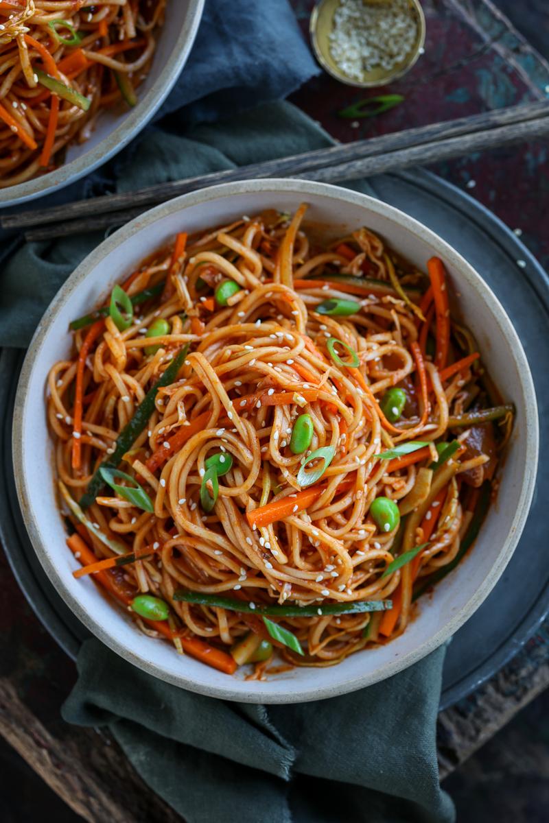 Image of Bibim Guksu - Spicy Korean Noodle Salad