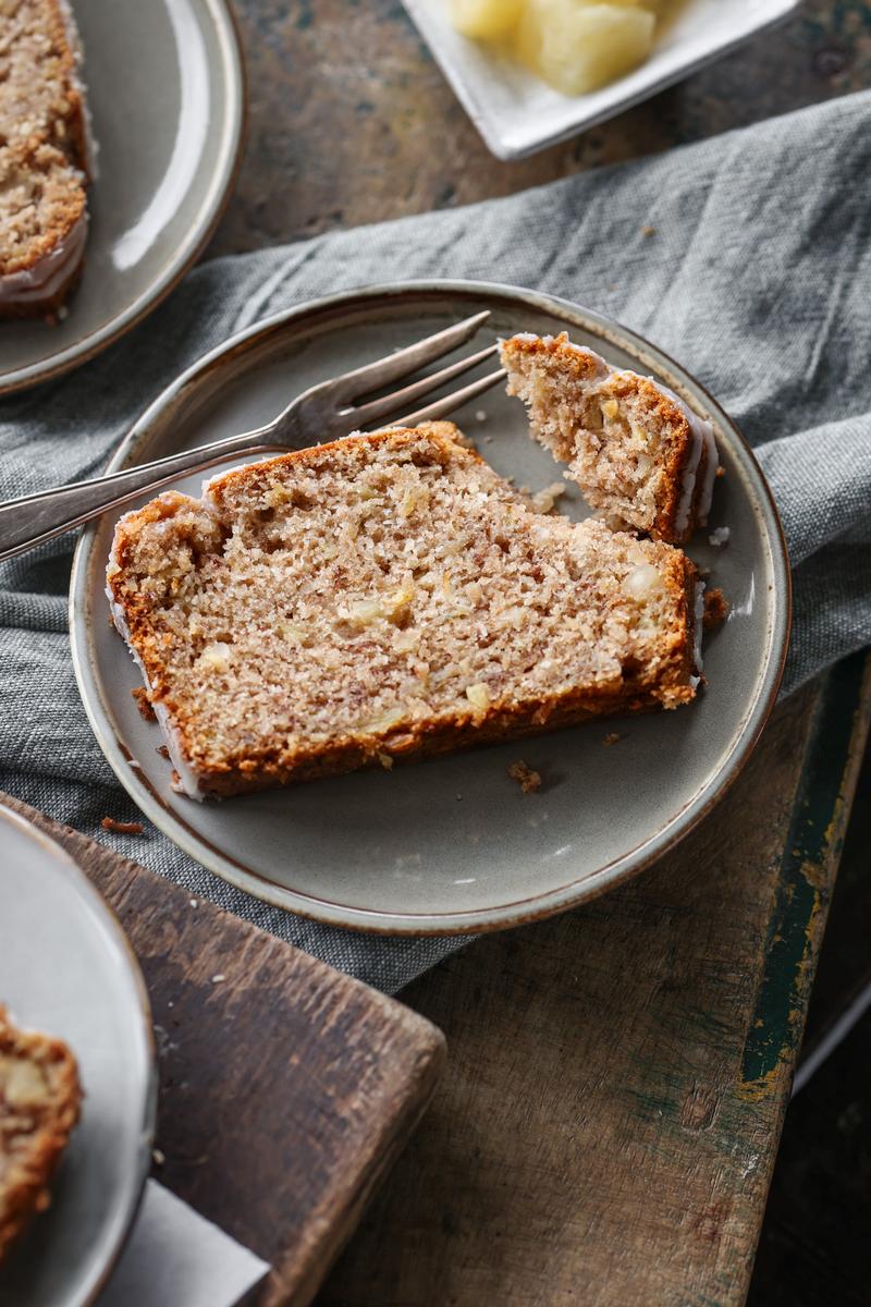 Process image of Pineapple & Coconut Banana Bread