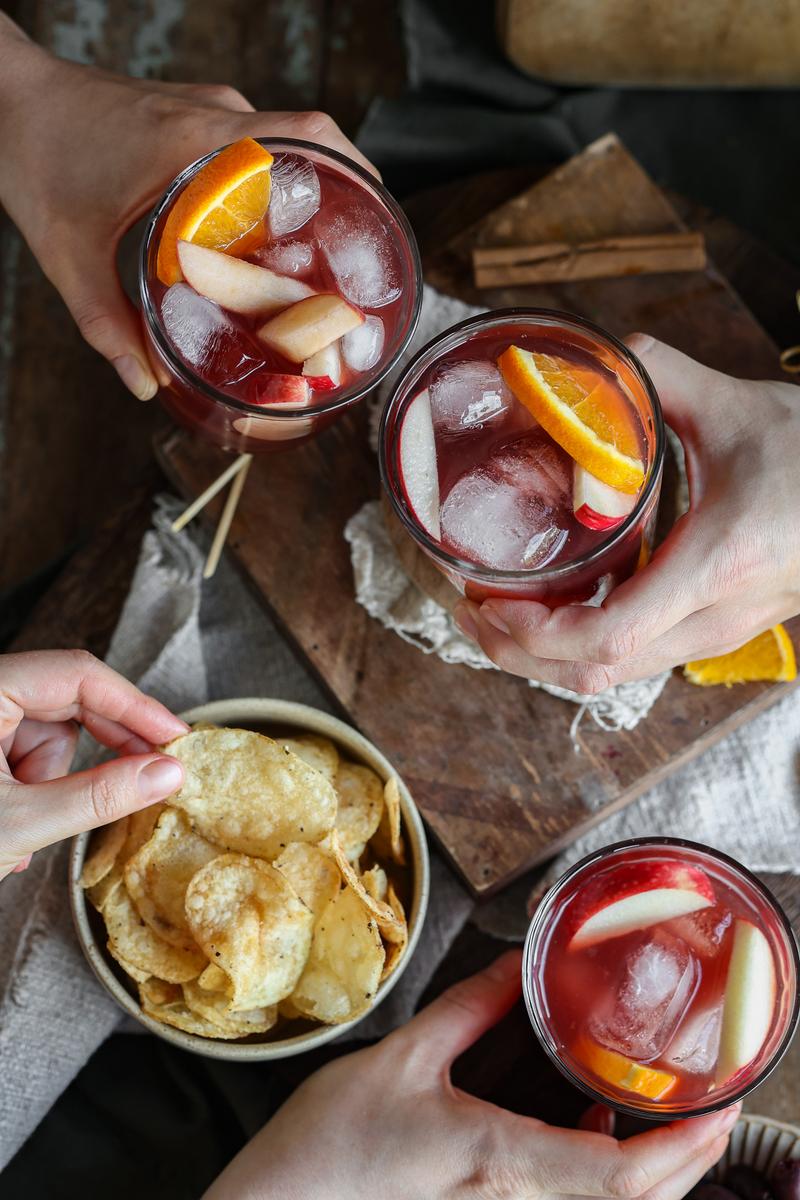 Process image of Easy Red Sangria