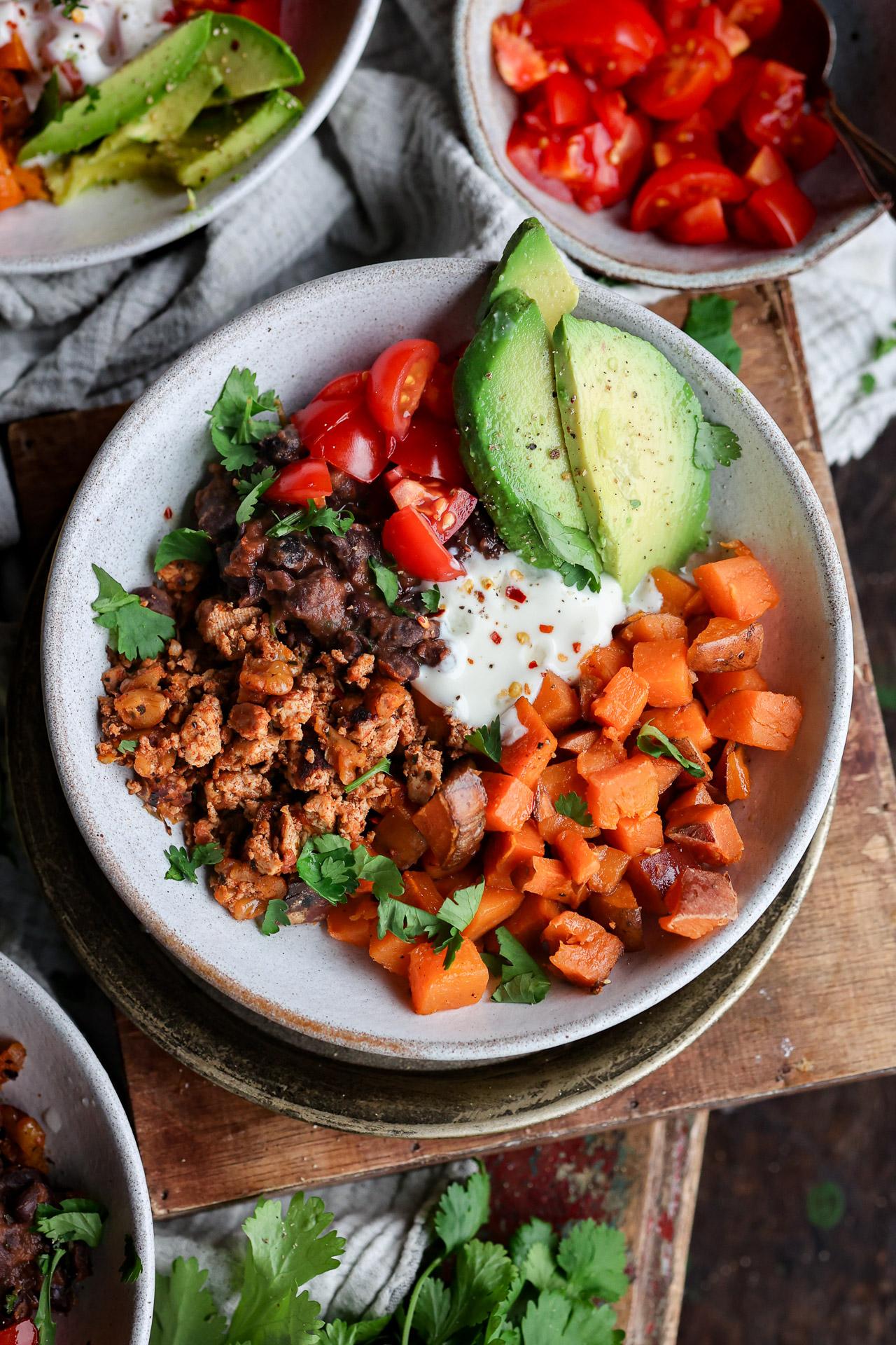 Main image of Mexican Inspired Sweet Potato Nourish Bowl