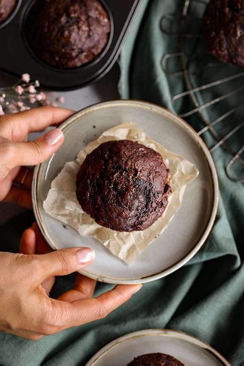 OneBowl Double Chocolate Banana Muffins Pick Up Limes