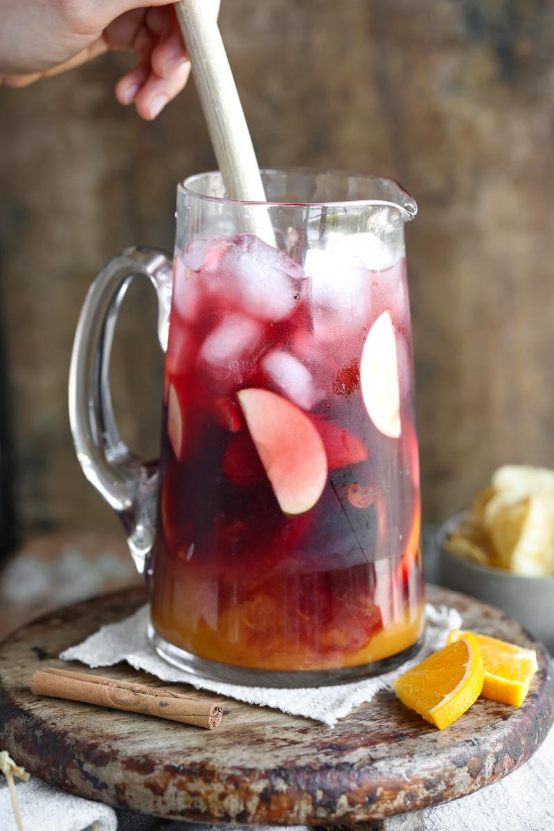 Process image of Easy Red Sangria
