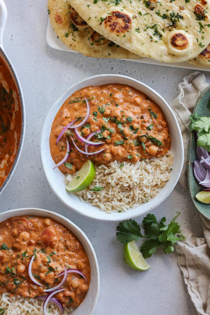 Process image of Creamy Tomato Chickpea Curry