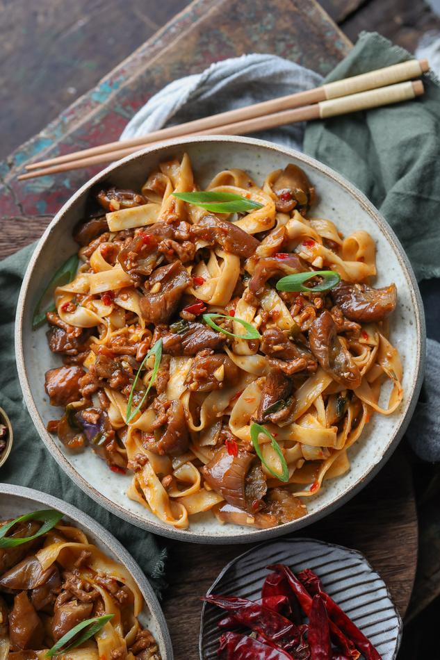 image of Sichuan Eggplant Noodles
