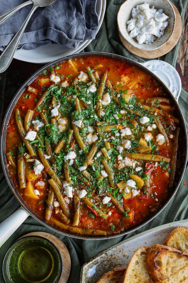 image of Fasolakia - Greek Green Bean Stew