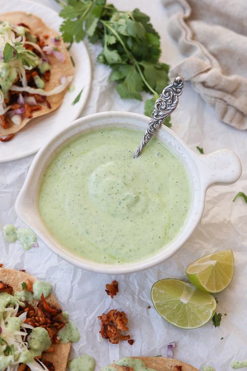 image of Creamy Jalapeño Lime Sauce