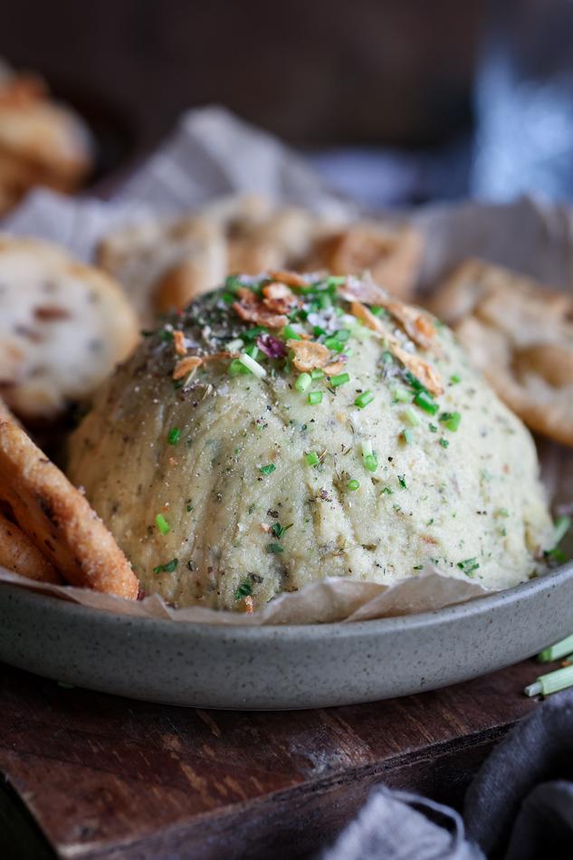image of Herby Chive Cashew Cheese Spread