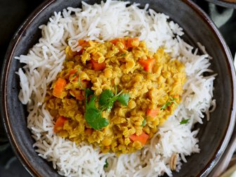 Coconut Red Lentil Daal | Pick Up Limes