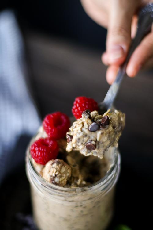 Chocolate Chip Cookie Dough Overnight Oats Pick Up Limes
