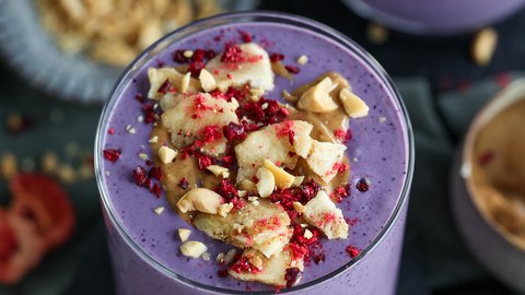 High-Protein Peanut Butter & Jelly Smoothie