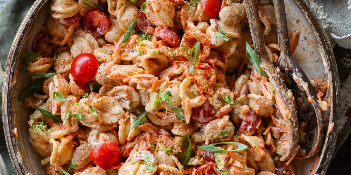 Buffalo Pasta Salad | Pick Up Limes