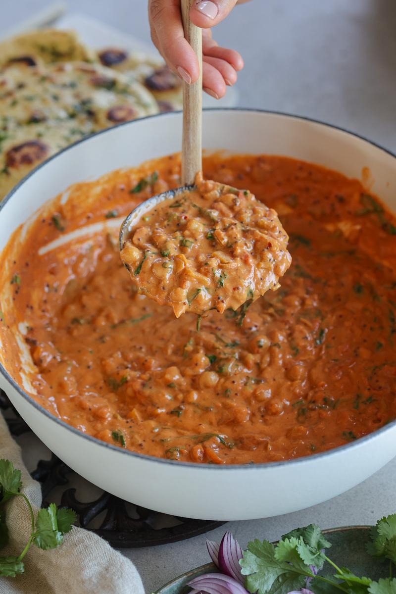 Process image of Creamy Tomato Chickpea Curry