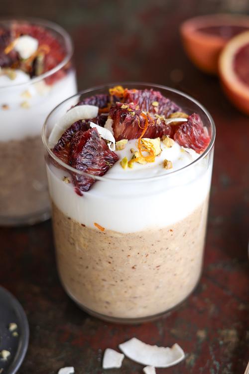 image of Blood Orange & Cardamom Overnight Oats