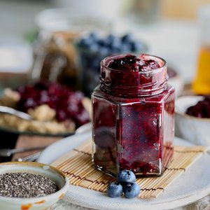 Easy Berry Chia Seed Jam | Pick Up Limes 
