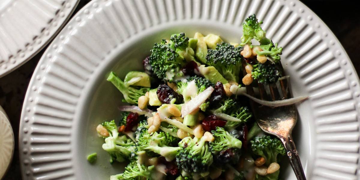 Broccoli Cranberry Salad | Pick Up Limes