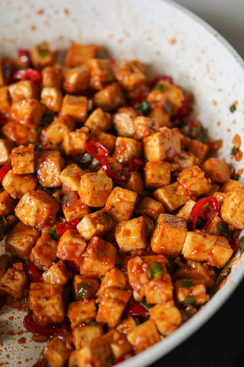 Spicy Garlic Tofu Pick Up Limes