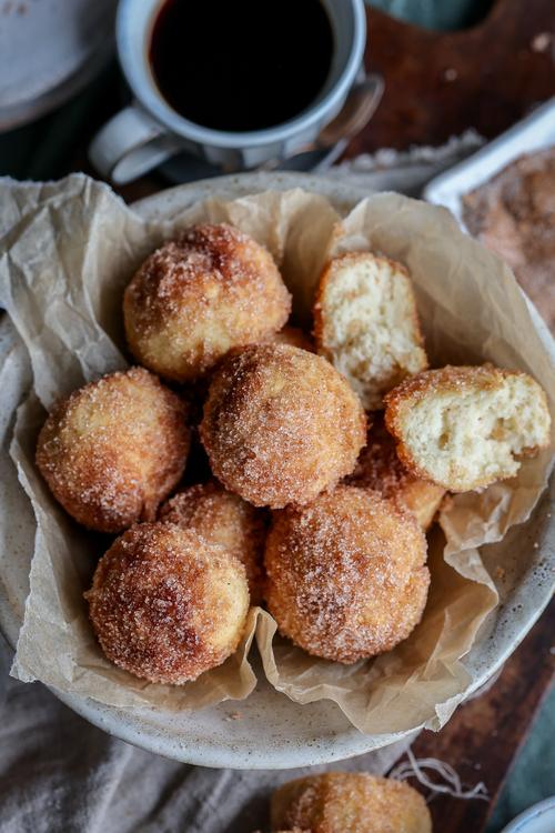 image of Air Fryer Cinnamon Sugar Donut Holes