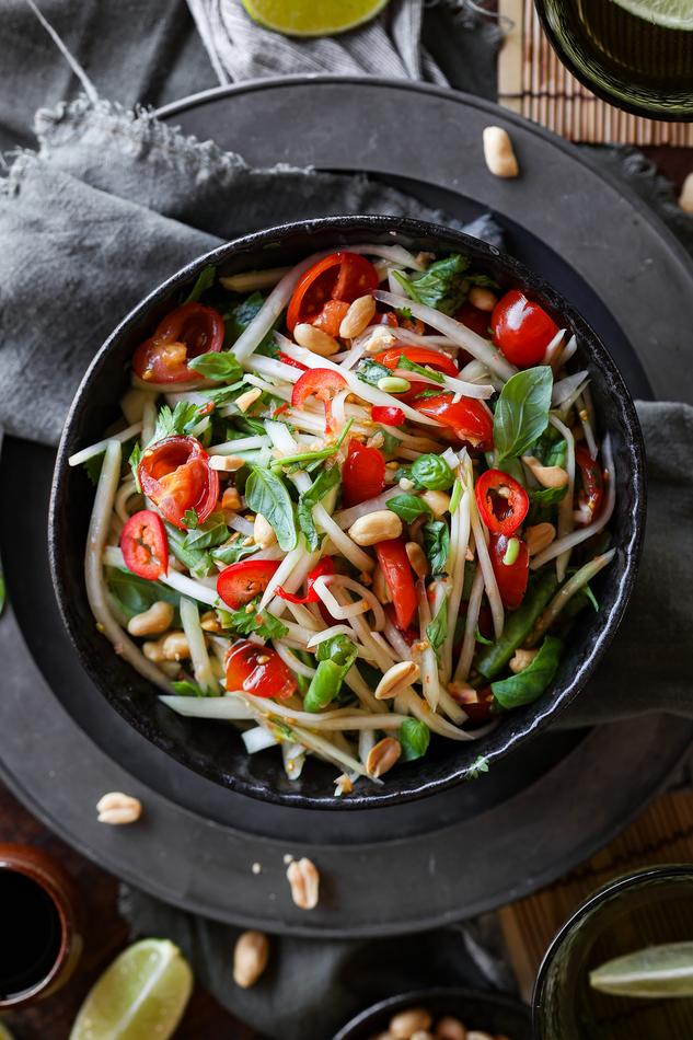 image of Thai Green Papaya Salad - Som Tam