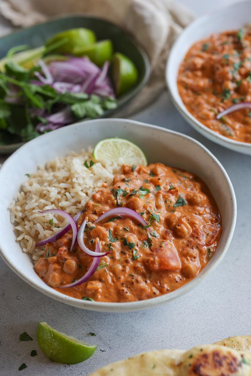 Process image of Creamy Tomato Chickpea Curry