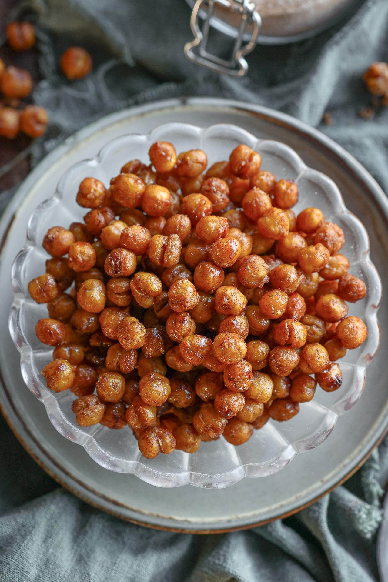Main image of Crispy Air Fryer Cinnamon Sugar Chickpeas