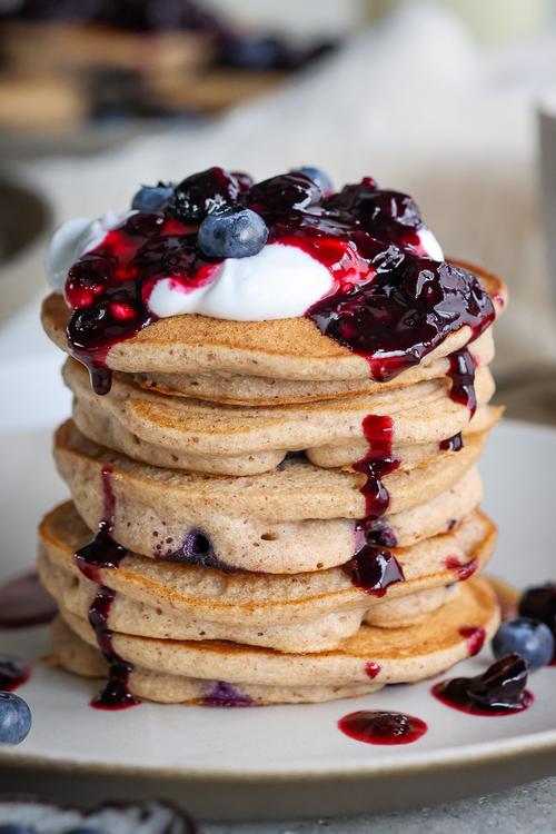 image of Gluten-Free Blueberry Pancakes