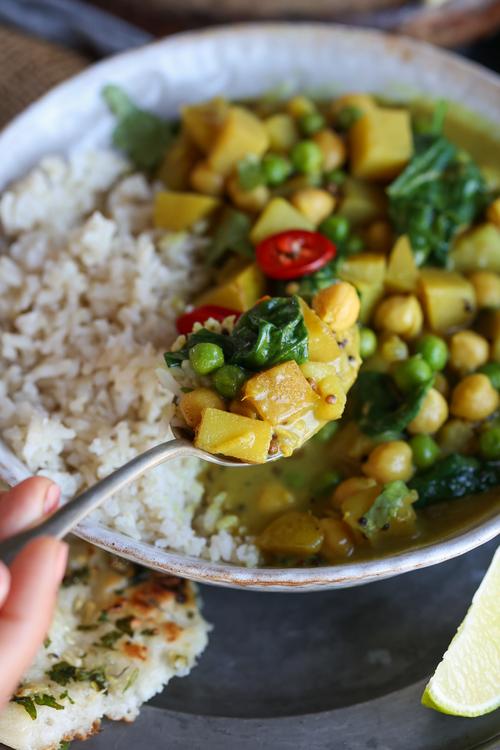 Potato & Green Pea Curry Pick Up Limes