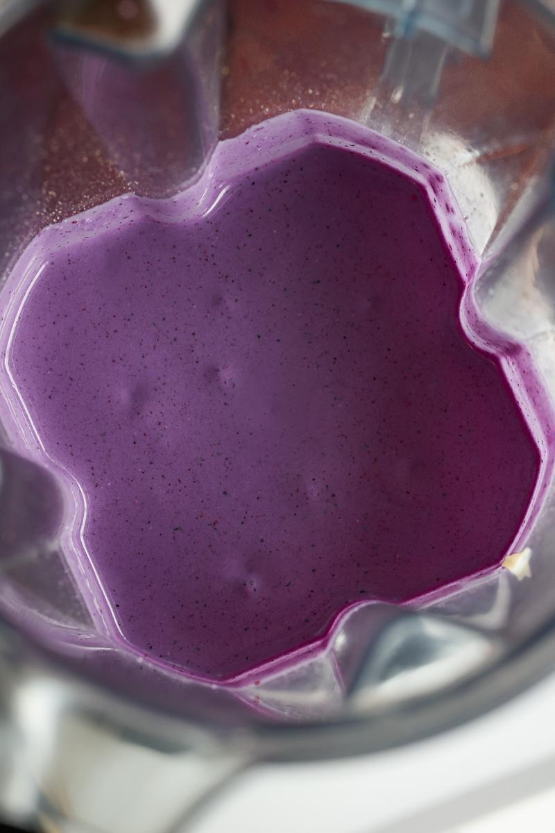 Process image of High Protein Peanut Butter & Jelly Smoothie