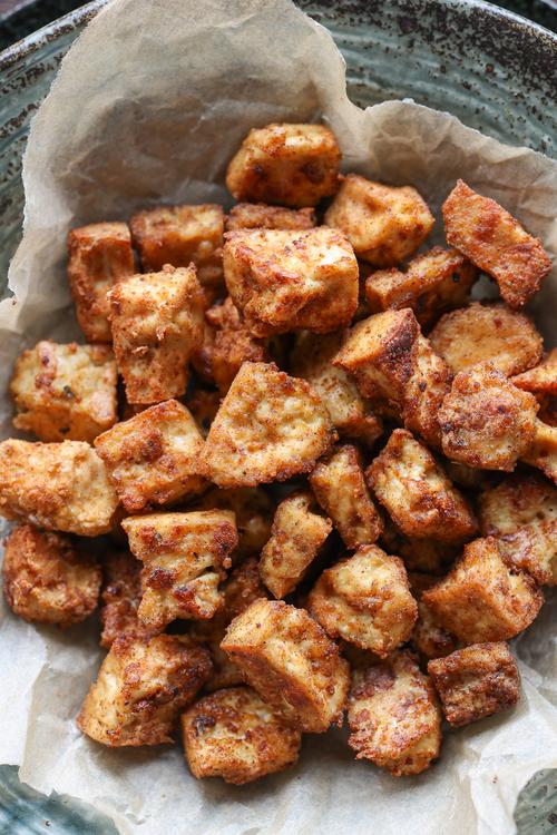 image of The Best Oven Fried Tofu