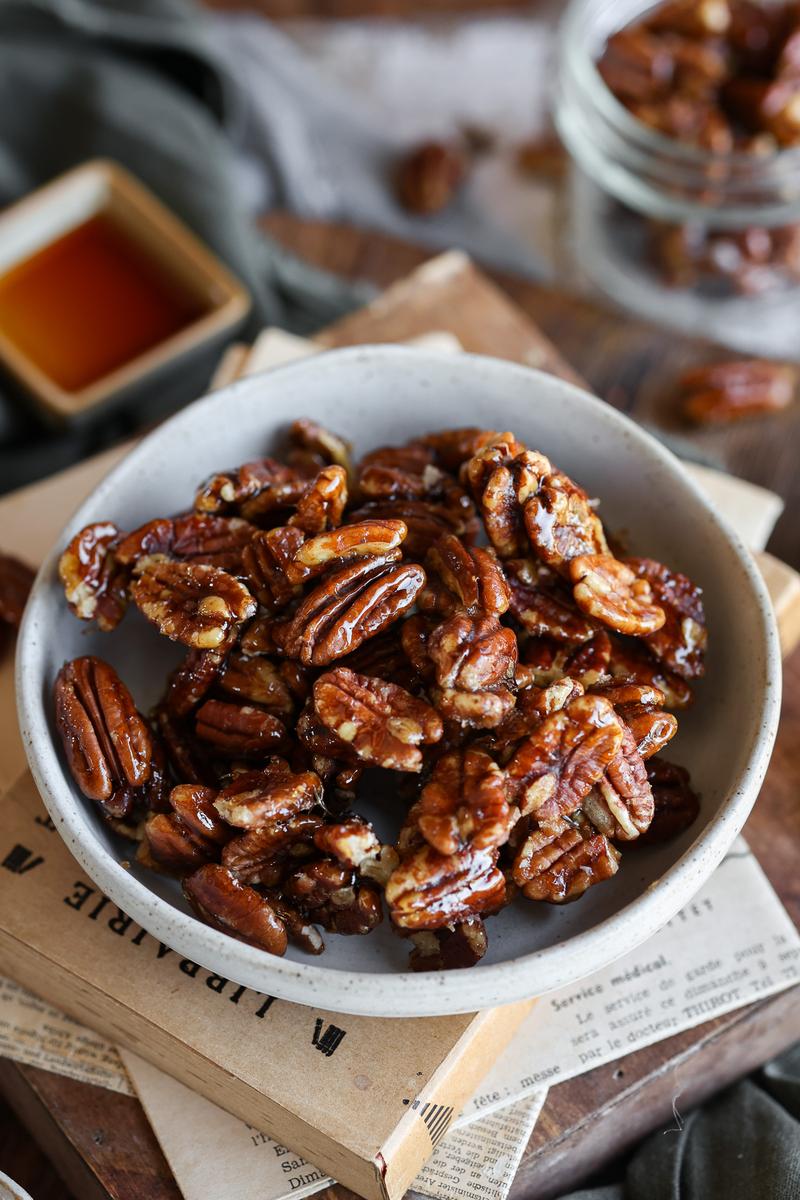 Process image of Candied Pecans