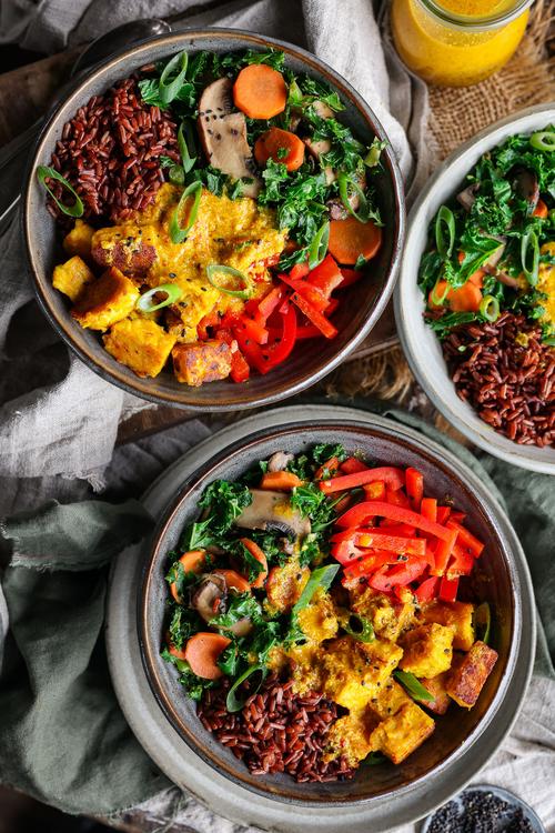 Golden Tempeh Nourish Bowl Pick Up Limes