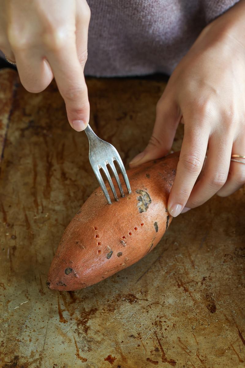 Process image of Berry Breakfast Sweet Potato