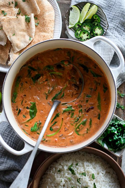 Mushroom & Kidney Bean Coconut Curry Pick Up Limes