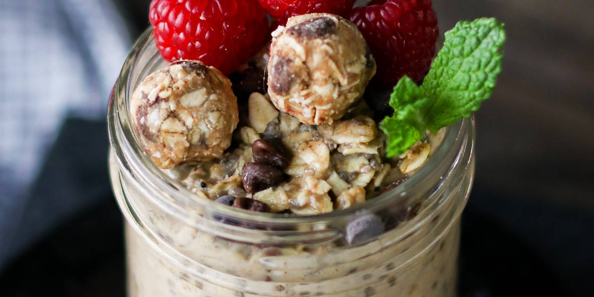 Chocolate Chip Cookie Dough Overnight Oats Pick Up Limes