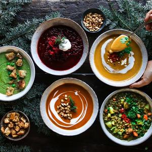 One-Pot Veggie Lentil Soup | Pick Up Limes