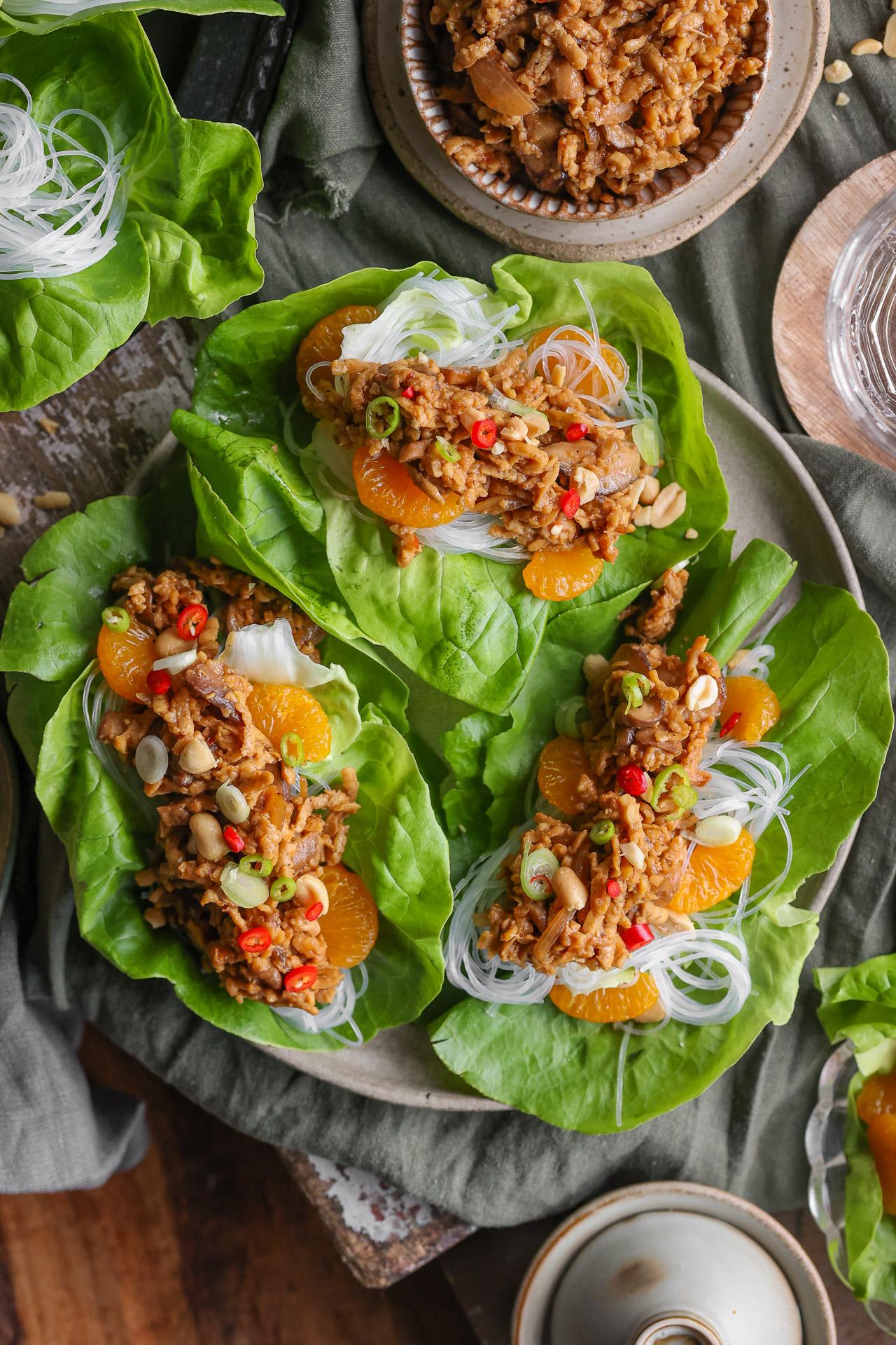 Main image of Citrus Tempeh Lettuce Wraps