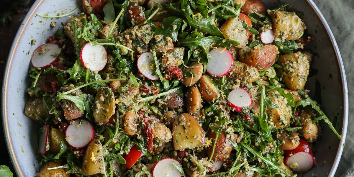 Potato Pesto Salad | Pick Up Limes