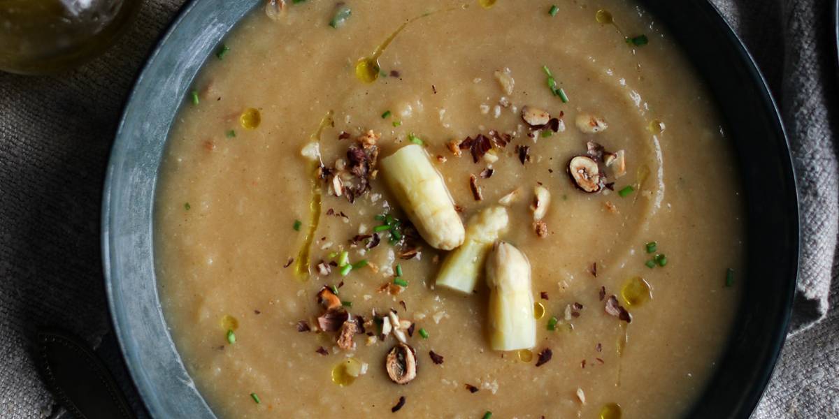 Pick Up Limes White Asparagus & Potato Soup