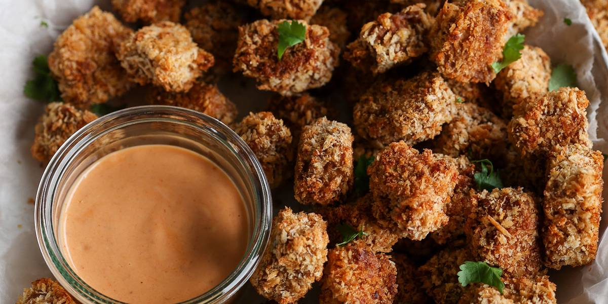 Crispy Baked Tofu Nuggets Pick Up Limes