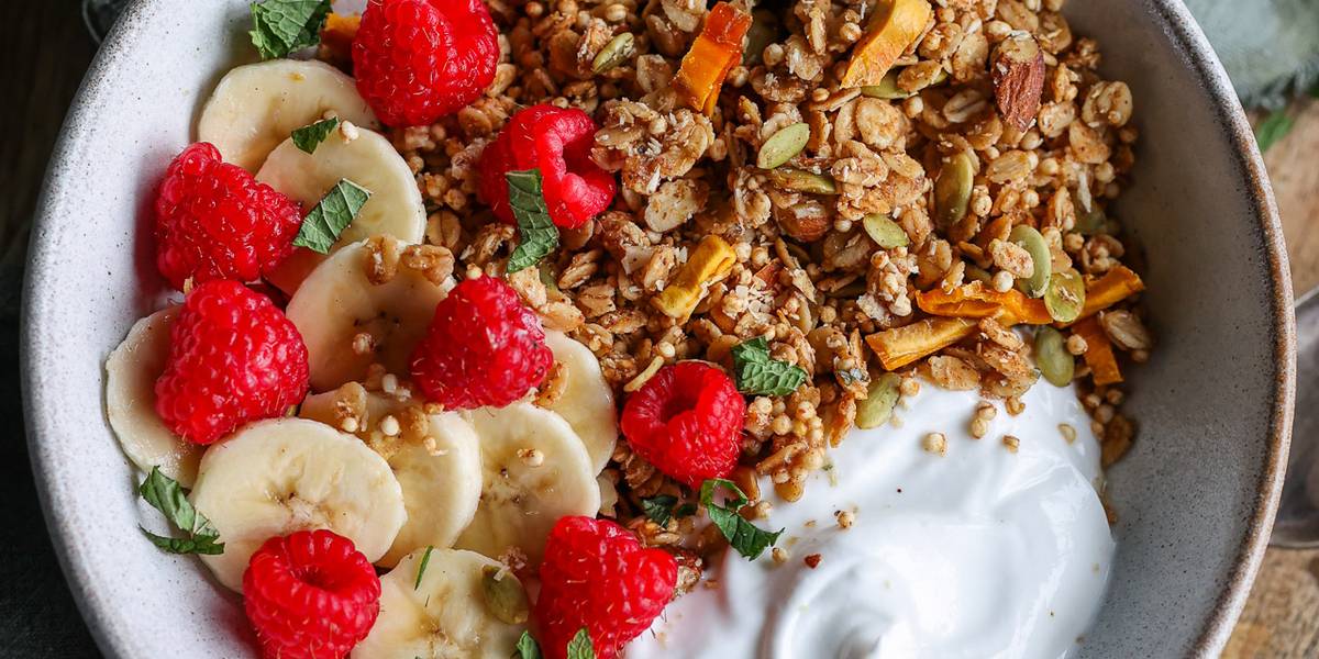Crunchy Almond &amp; Mango Granola | Pick Up Limes
