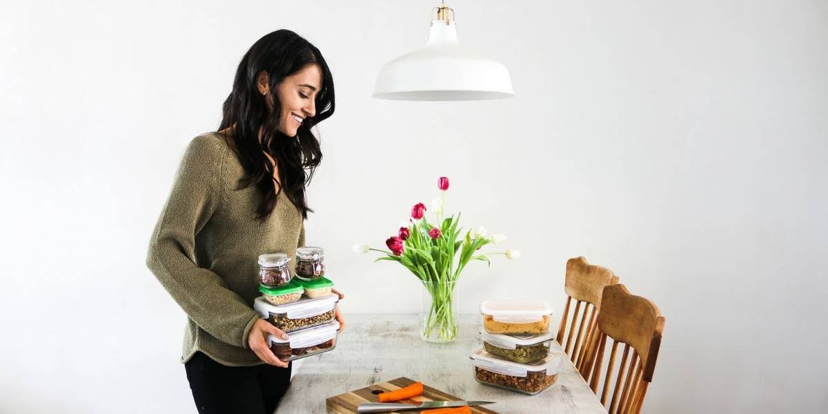 High Protein Vegan Meal Prep, + printable guide | Pick Up Limes