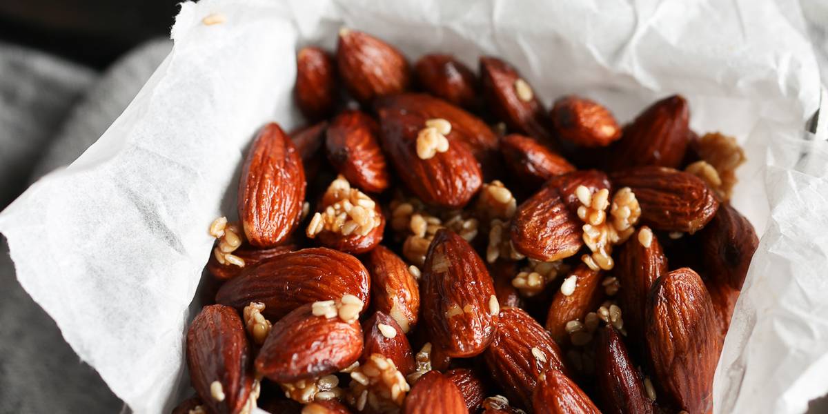 Candied Sesame Almonds | Pick Up Limes