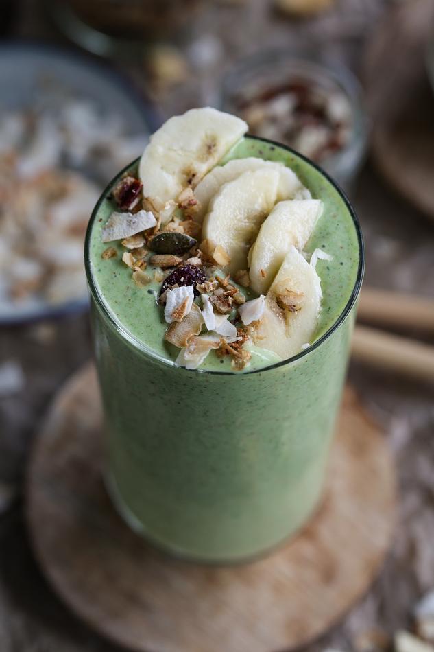 image of Green Veggie-Loaded Breakfast Smoothie