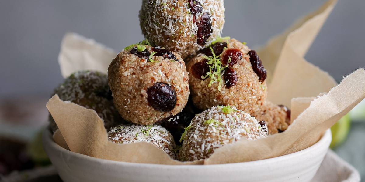 Cranberry Lime Bliss Balls | Pick Up Limes
