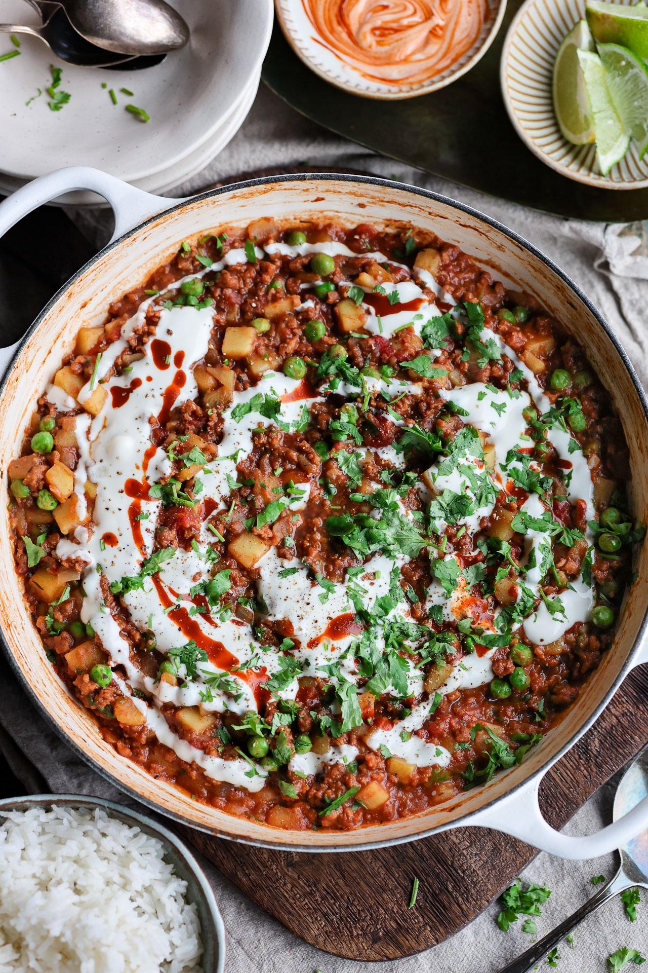 Main image of Vegan Mince & Potato One-Pot Skillet