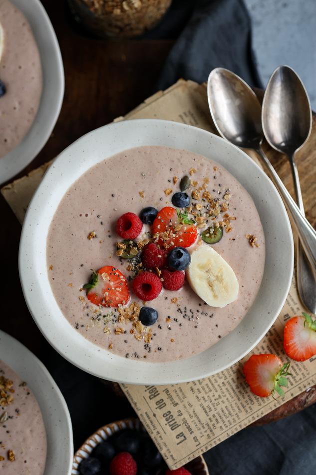 thumbnail image of Peanut Butter & Jelly Smoothie Bowl