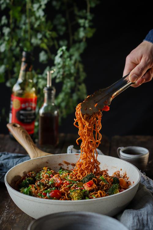 Spicy Garlic Wok Noodles Pick Up Limes